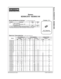 Datasheet BZX85C10 manufacturer Fairchild